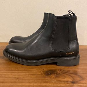 Black Leather Chelsea Boot, Axel Arigato